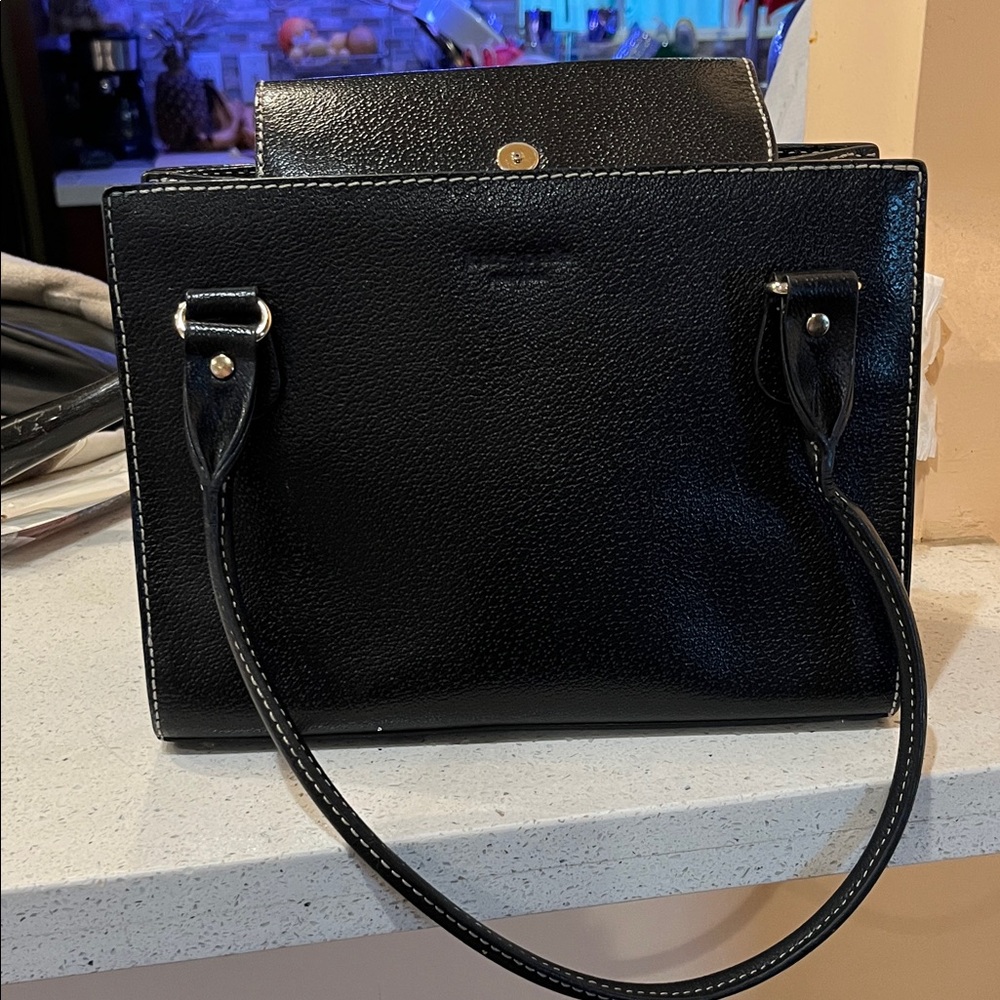 Kate Spade Black Leather Shoulder Bag